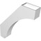 Ekena Millwork 5 1/2-in. W x 30-in. D x 36-in. H Imperial Architectural Grade PVC Knee Brace BRCP055X30X36IMP - alternate 6